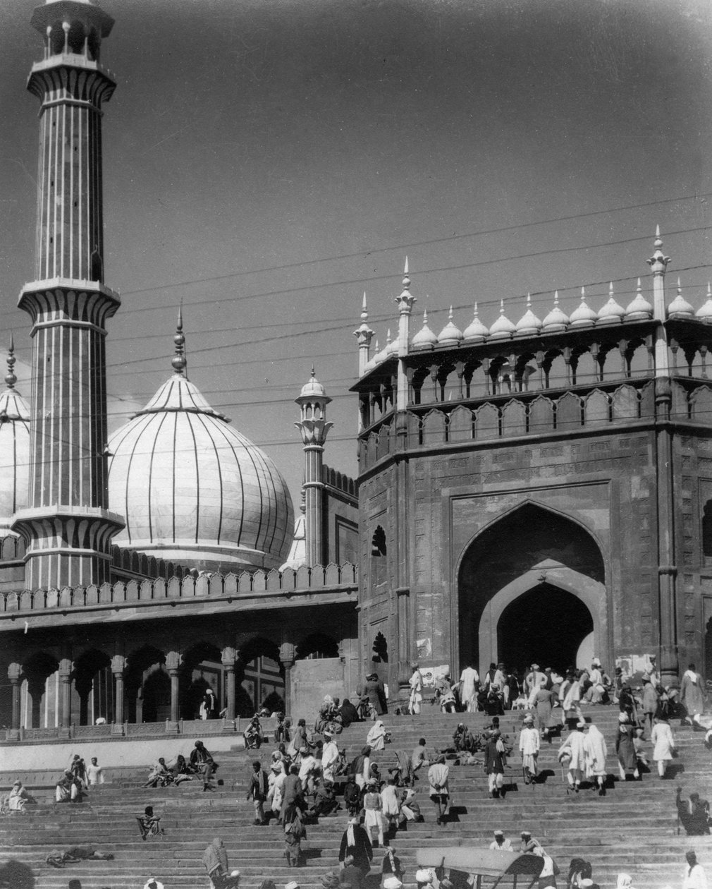 Jama Masjid, Dillí, Indie, konec 19. nebo začátek 20. století od Unbekannt