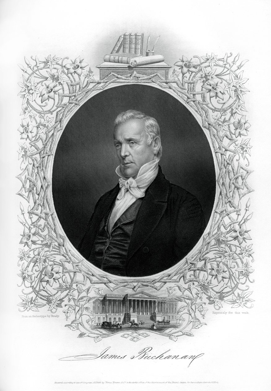 James Buchanan, 15. prezident Spojených států, 1862-1867 od Unbekannt