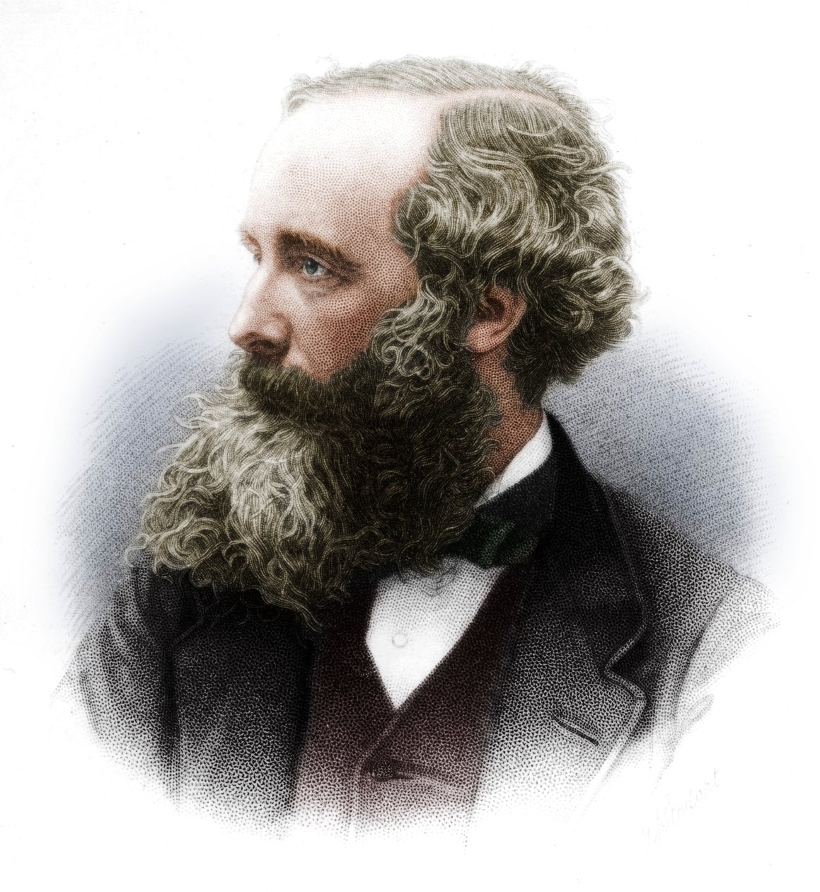 James Clerk Maxwell 1831-1879, skotský teoretický fyzik, 1882 od Unbekannt