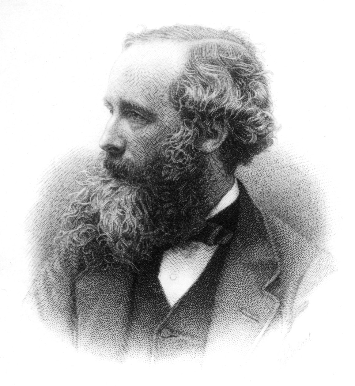 James Clerk Maxwell 1831-1879, skotský teoretický fyzik, 1882 od Unbekannt