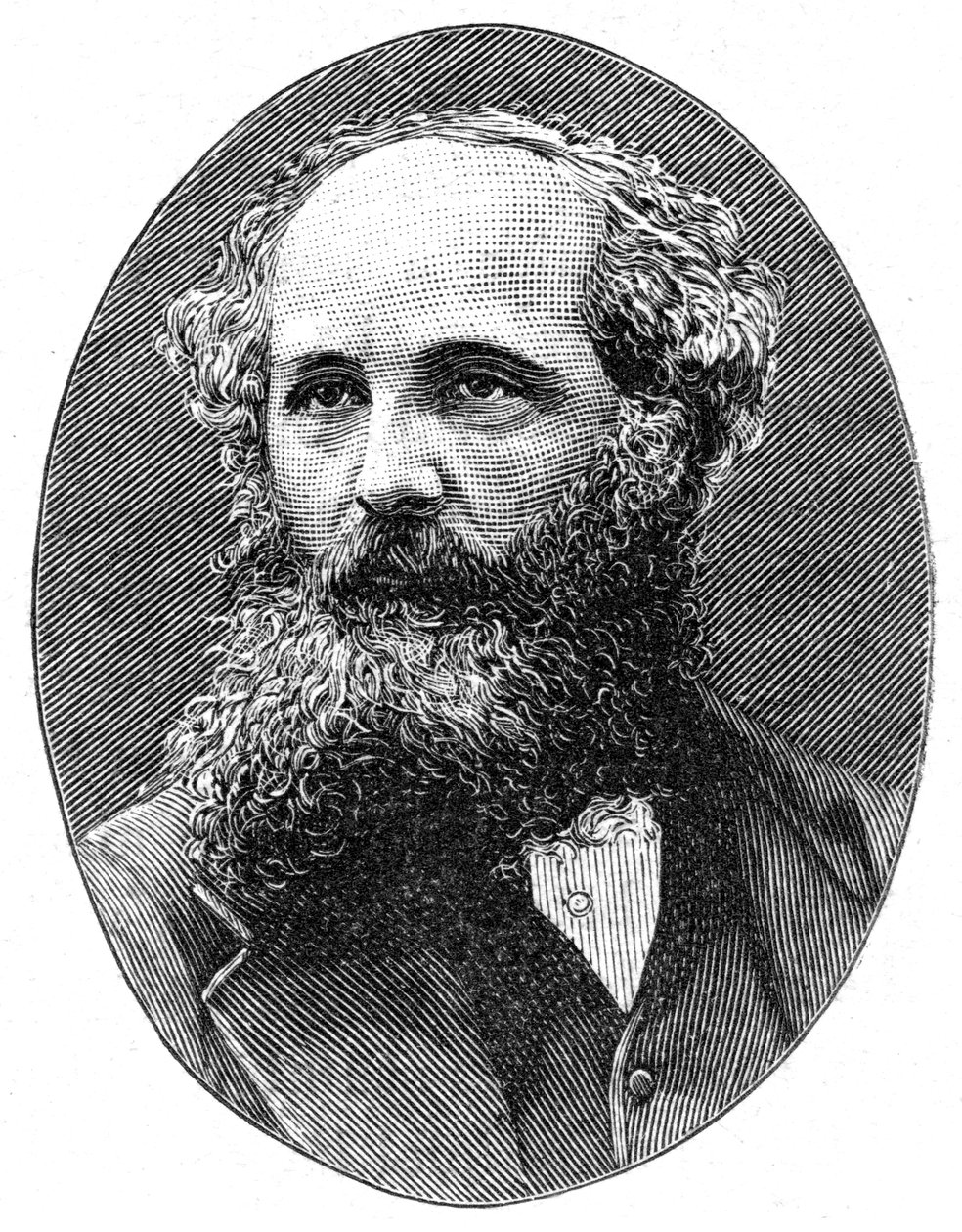 James Clerk Maxwell 1831-1879, skotský teoretický fyzik, [1896] od Unbekannt