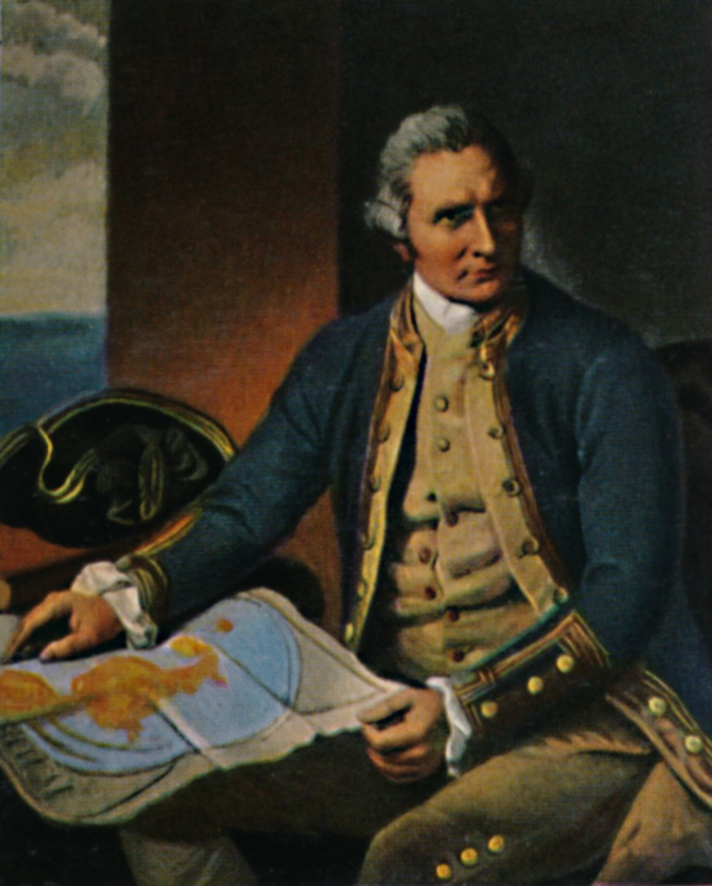 James Cook 1728-1779. - Rytina podle obrazu Dance, 1934. od Unbekannt
