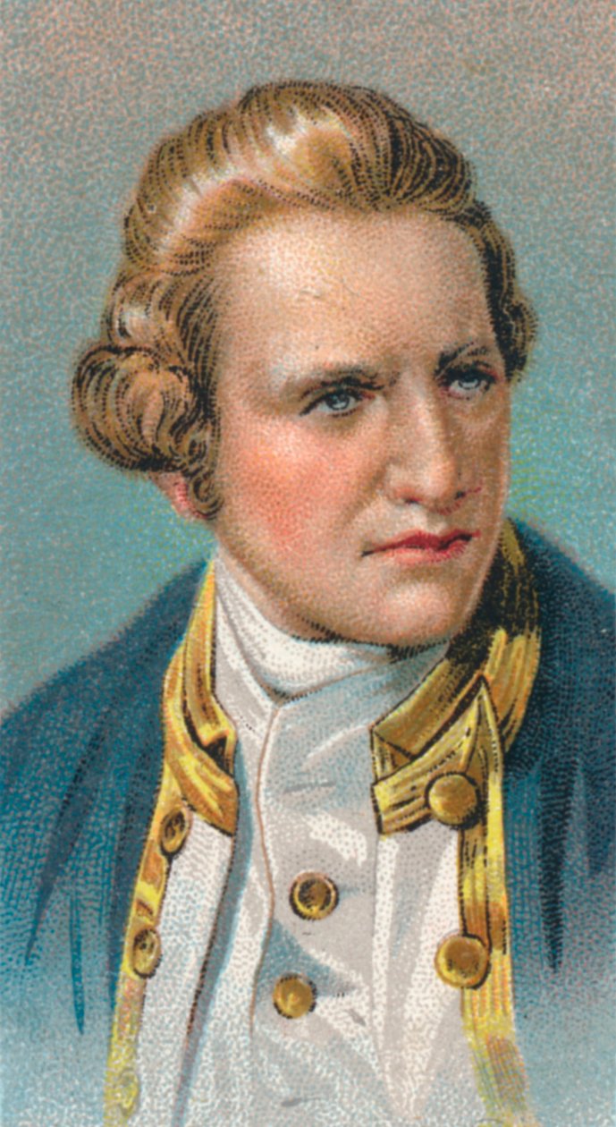 James Cook , anglický průzkumník, navigátor a hydrograf, 1775-1776, 1924 od Unbekannt