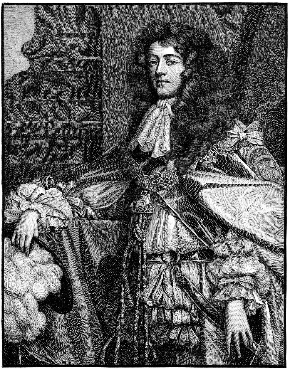 James, vévoda z Monmouthu 1649-1685, uchazeč o trůn Skotska a Anglie od Unbekannt