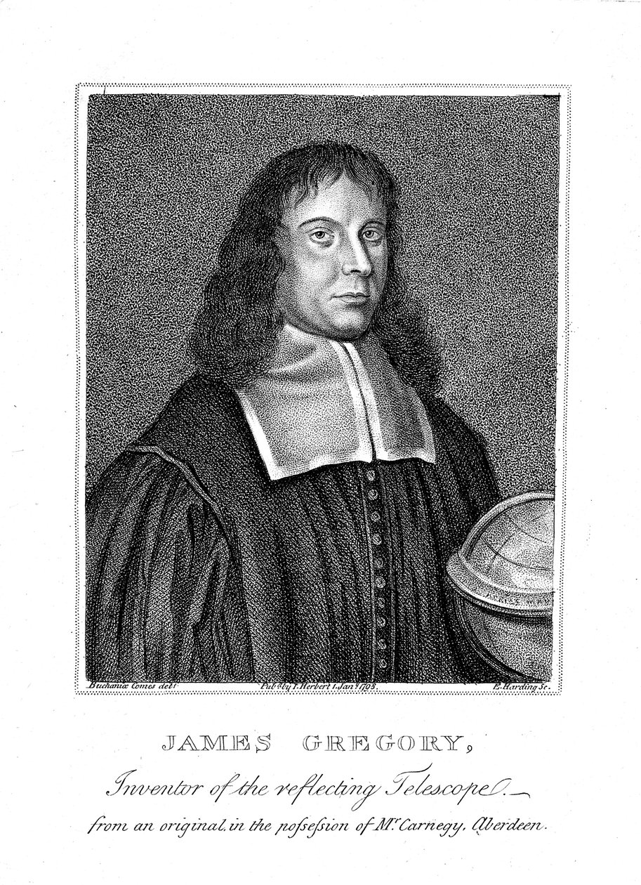 James Gregory, skotský matematik a astronom ze 17. století od Unbekannt