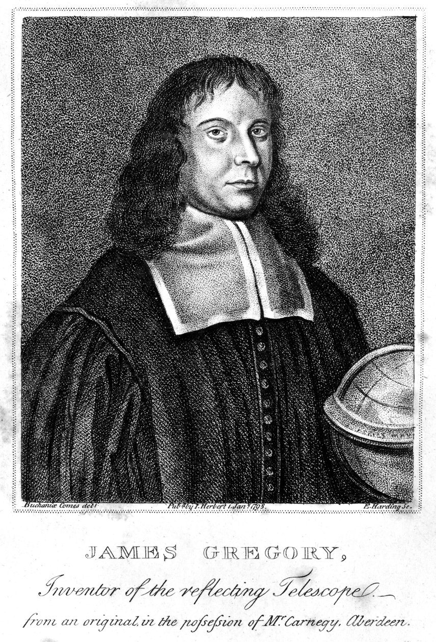 James Gregory, skotský matematik, c 1670 od Unbekannt