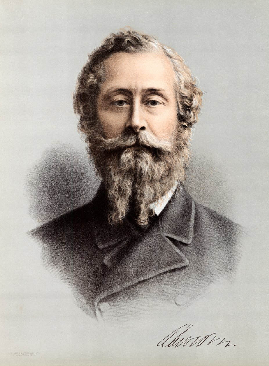 James Hamilton, 1. vévoda z Abercornu 1811-1885, britský dvořan a státník, c1880 od Unbekannt