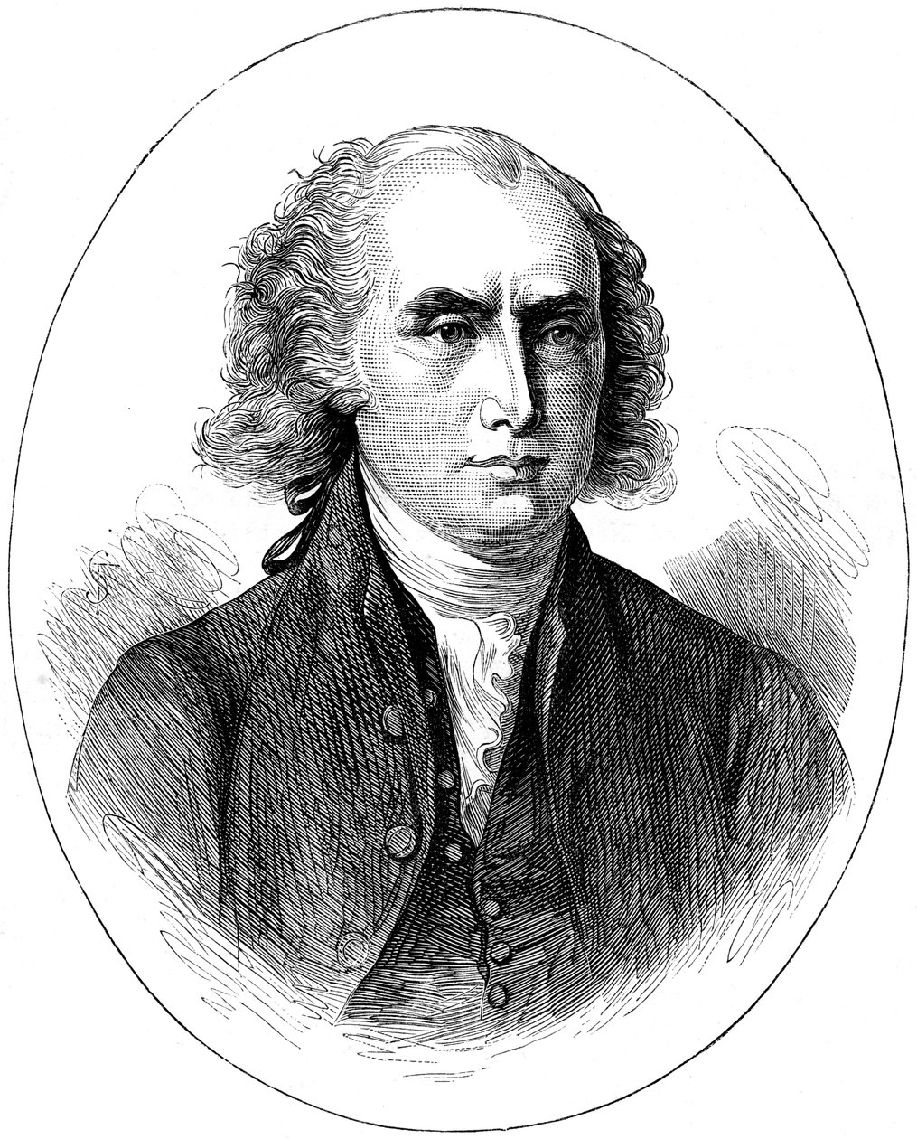 James Madison, čtvrtý prezident Spojených států c1880 od Unbekannt