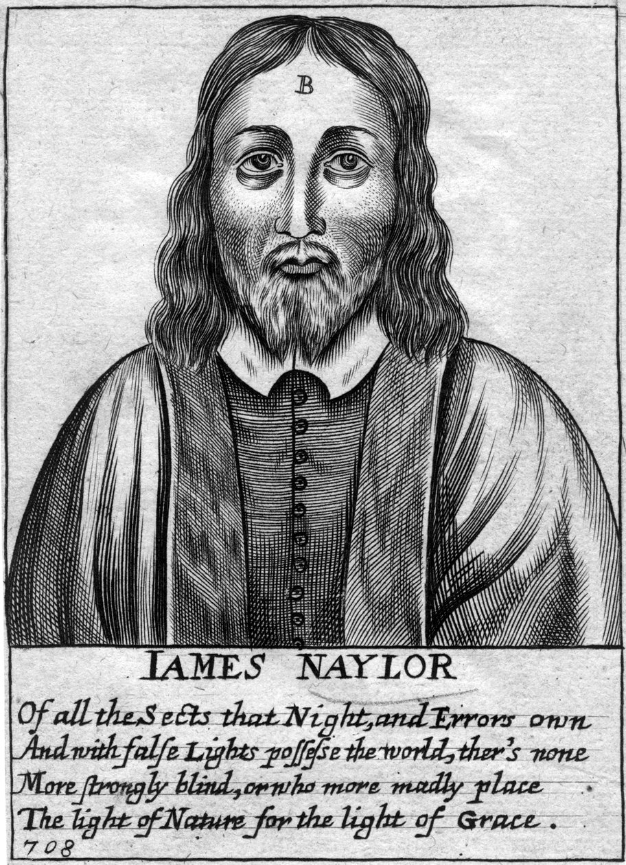 James Naylor, anglický vůdce kvakerů, 17. století od Unbekannt