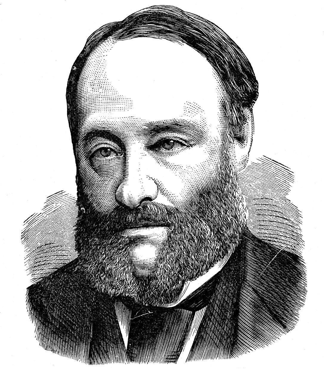 James Prescott Joule, anglický fyzik, 1875 od Unbekannt