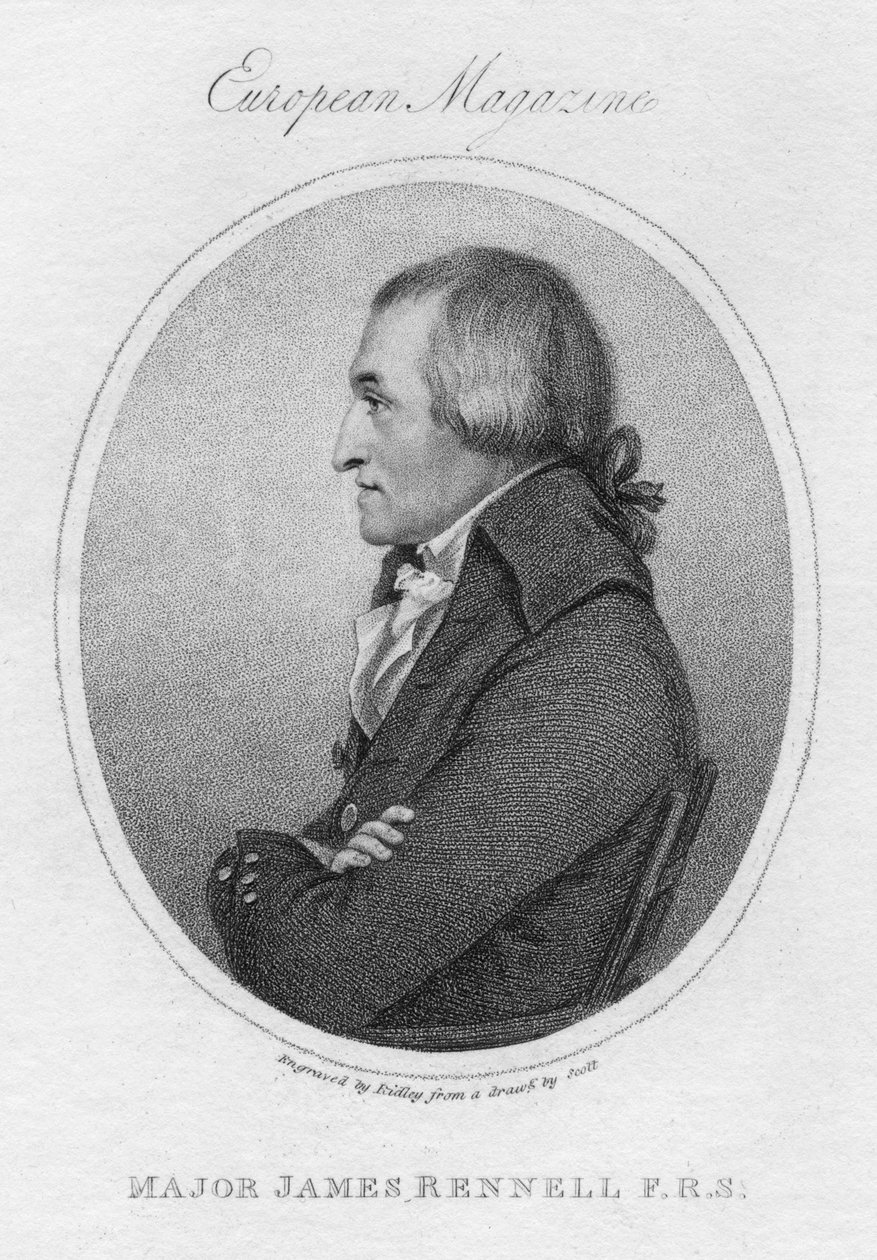 James Rennell, britský geograf, 1802 od Unbekannt