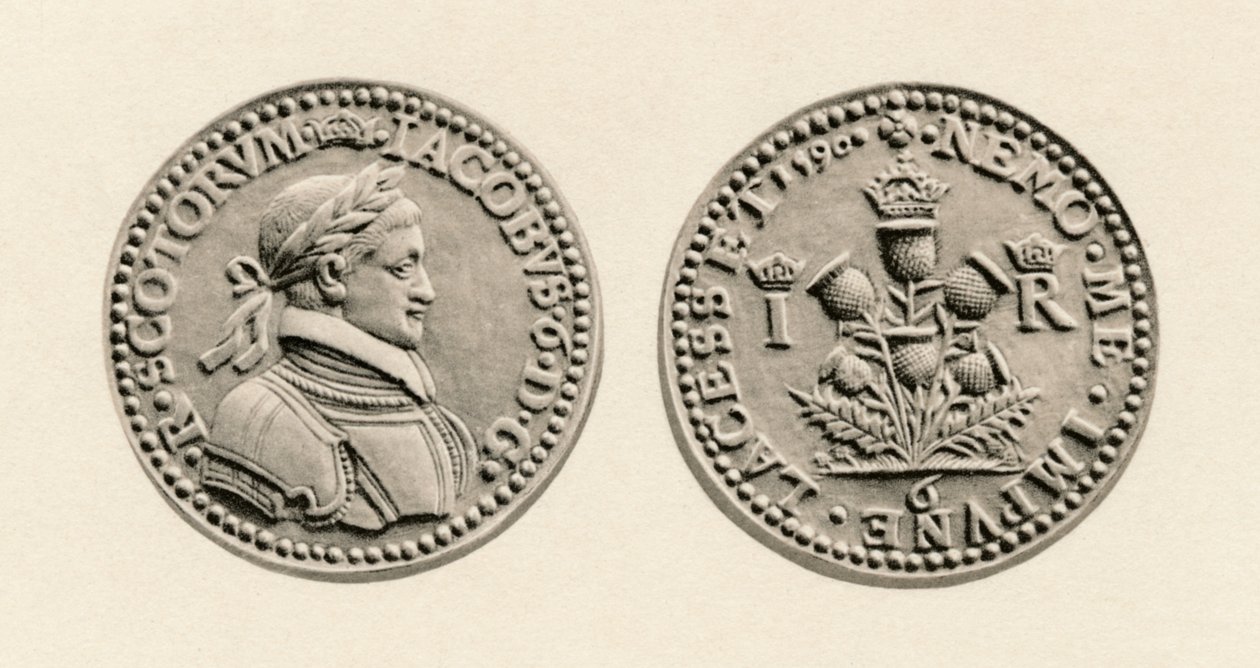 Jakub VI., skotský král, 16. století, 1904 od Unbekannt