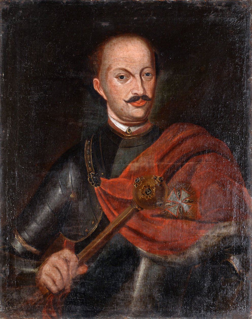 Jan Kazimierz Sapieha 16371730, litevský velký hetman, počátek 18. stol. od Unbekannt