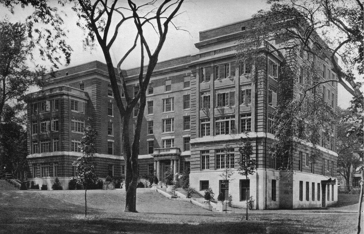 Budova Jane Frances Brown pro soukromé pacienty, Rhode Island Hospital, Providence, 1922 od Unbekannt