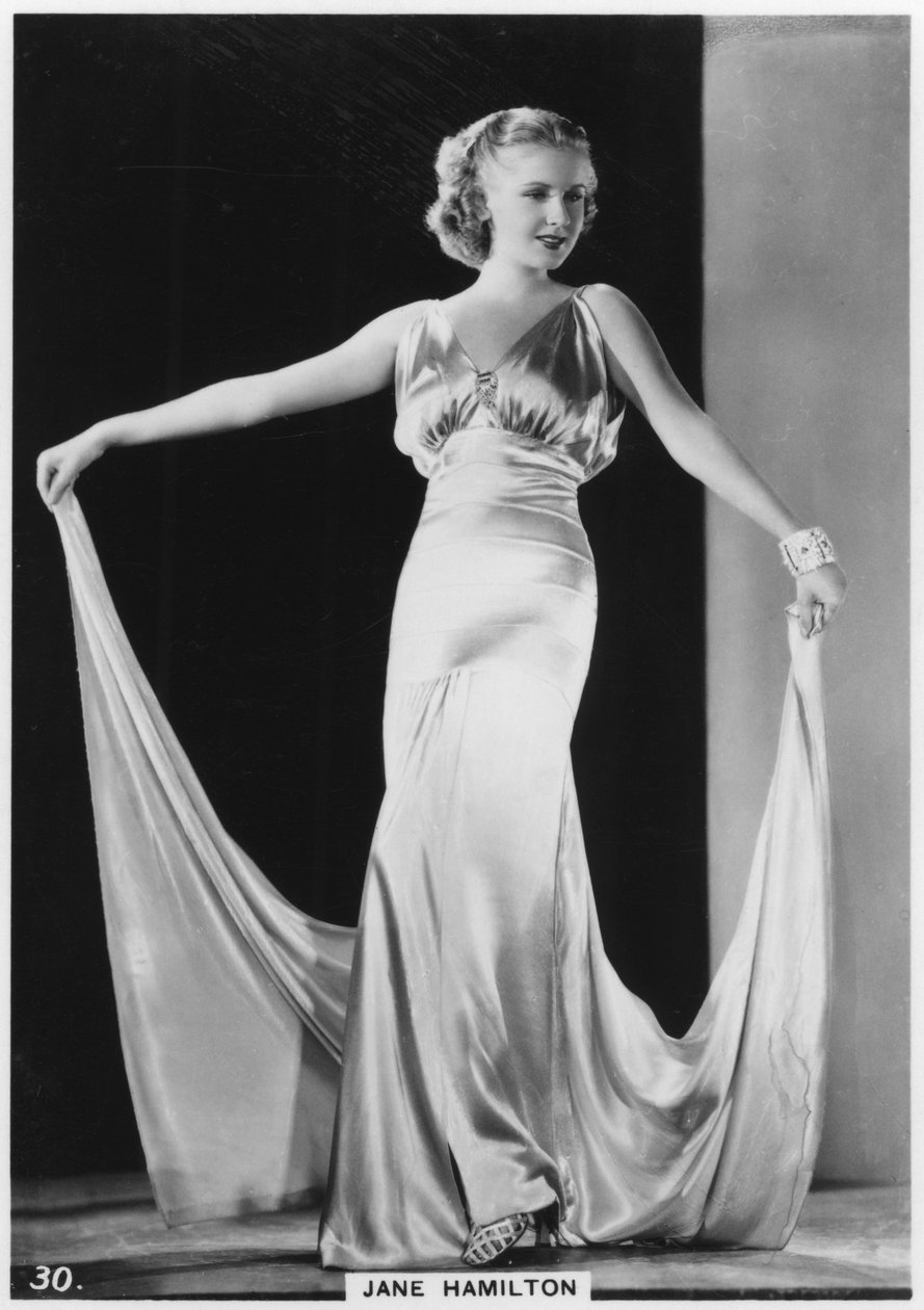 Jane Hamilton, americká filmová herečka, c1938 od Unbekannt
