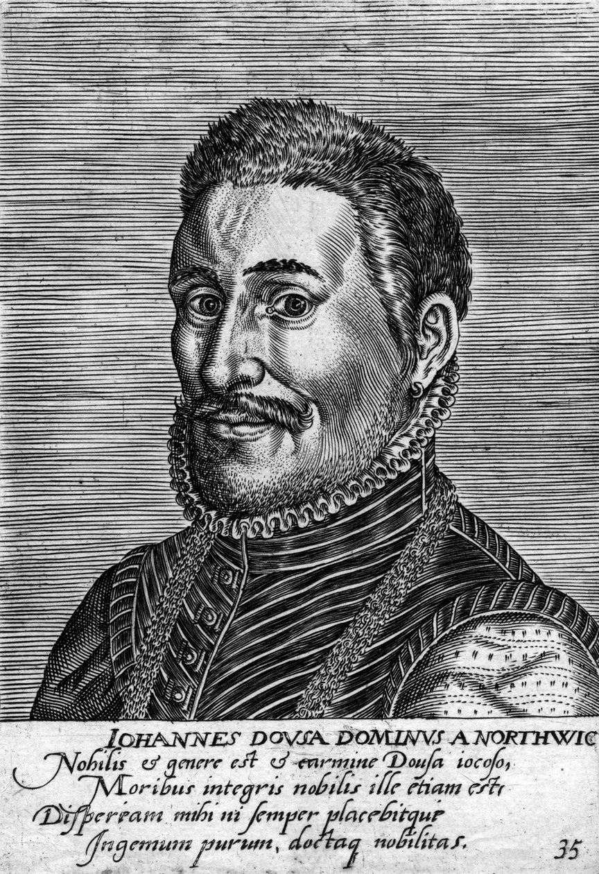 Janus Dousa 1545-1604, holandský státník, historik, básník a filolog od Unbekannt