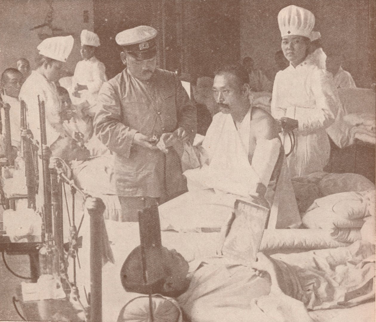 Japonská vojenská nemocnice, 1905 1907 od Unbekannt