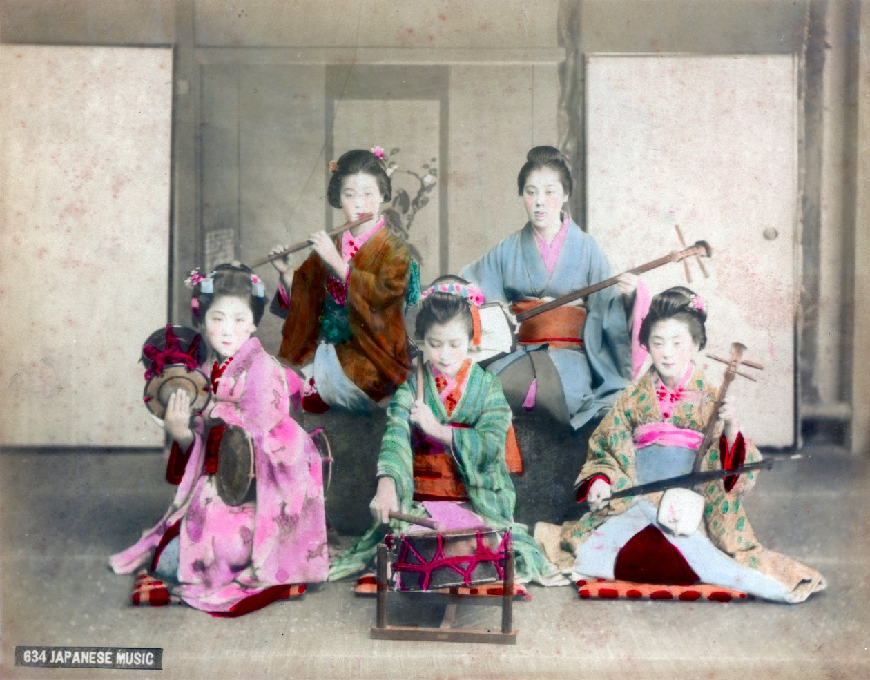 Japonští hudebníci od Unbekannt