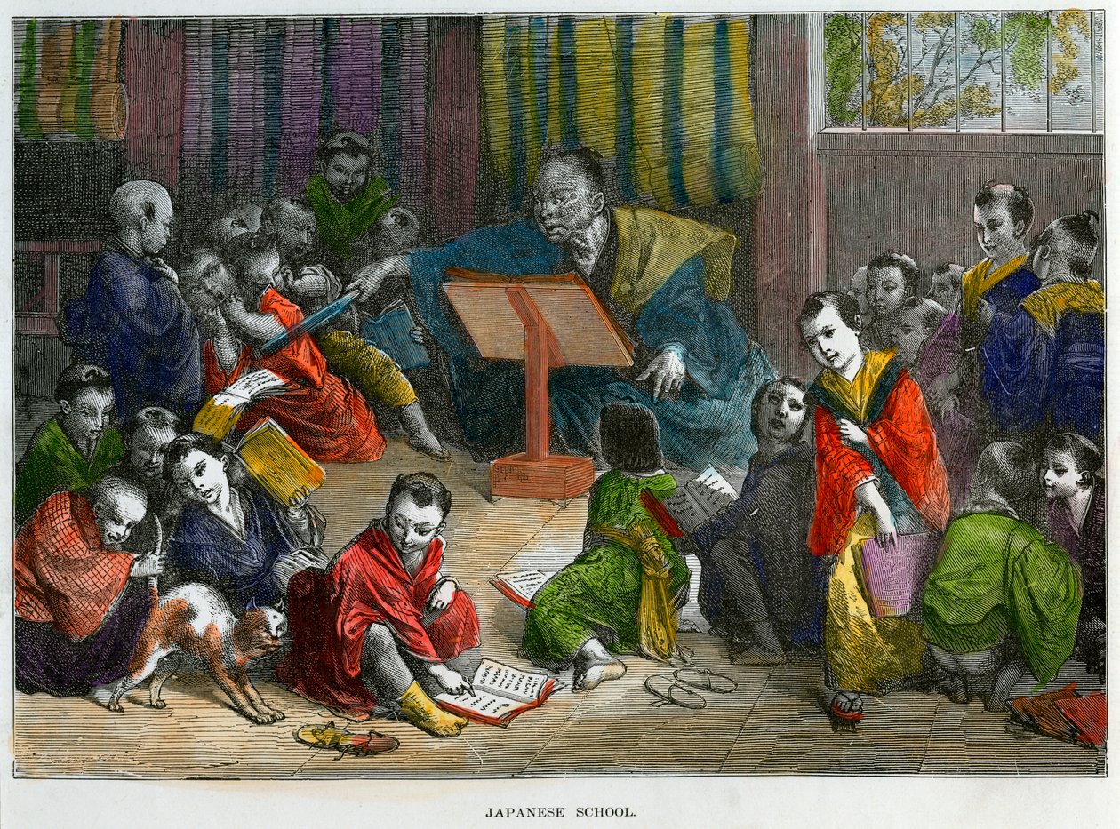Japonská škola, c1880 od Unbekannt