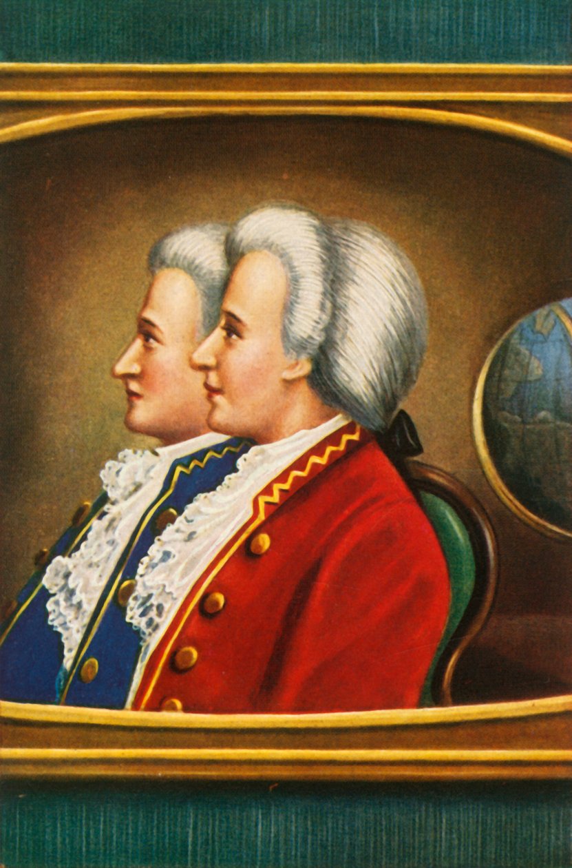 Jaques Etienne Montgolfier a Joseph Michael Montgolfier, 1933. od Unbekannt