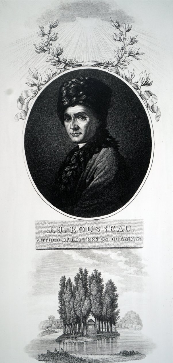 Jean-Jacques Rousseau. od Unbekannt