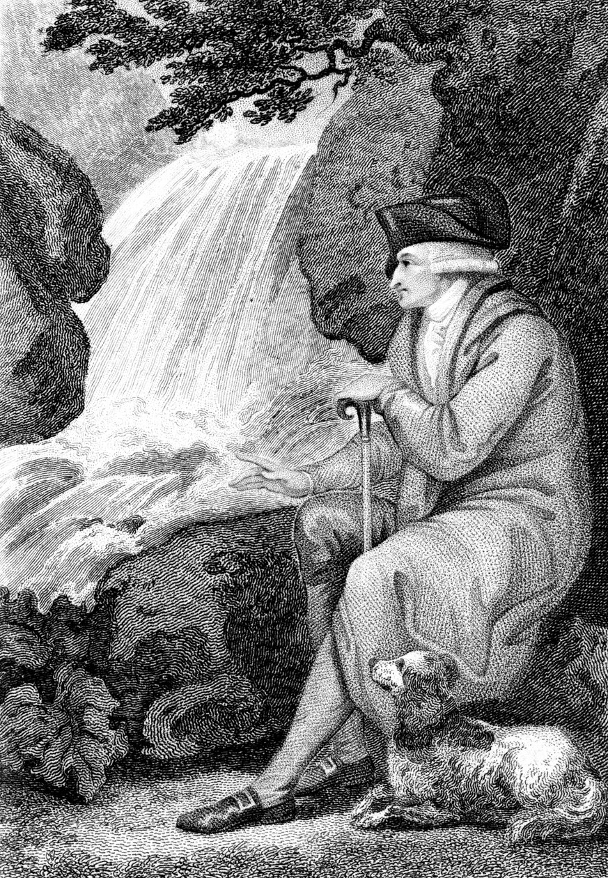 Jean-Jacques Rousseau, francouzský politický autor, 1787 od Unbekannt