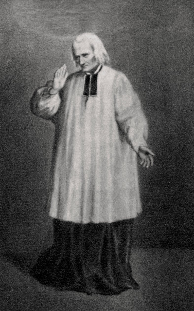 Jean-Marie Vianney, Cure dArs, francouzský kněz, 1858 od Unbekannt
