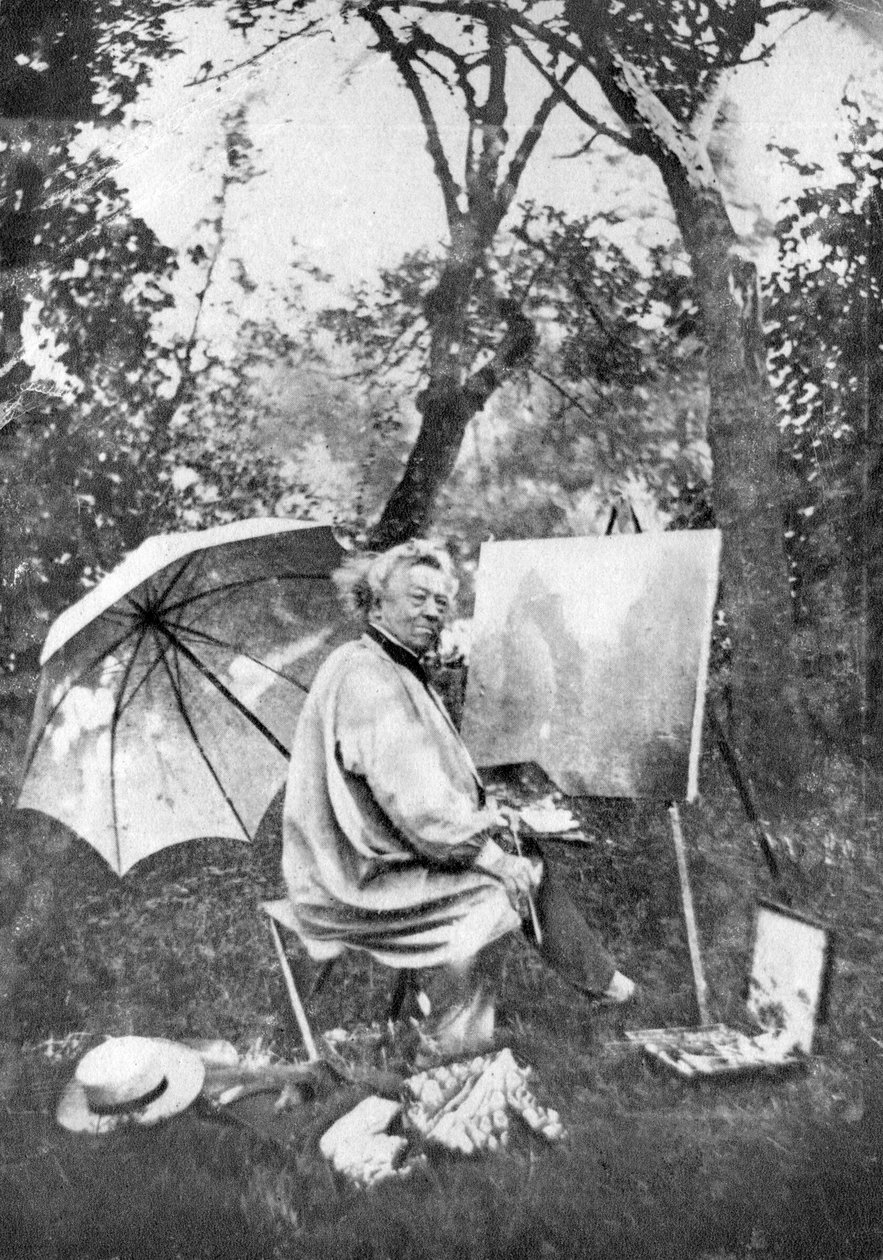 Jean Baptiste Camille Corot, francouzský umělec, c1845-1875 od Unbekannt