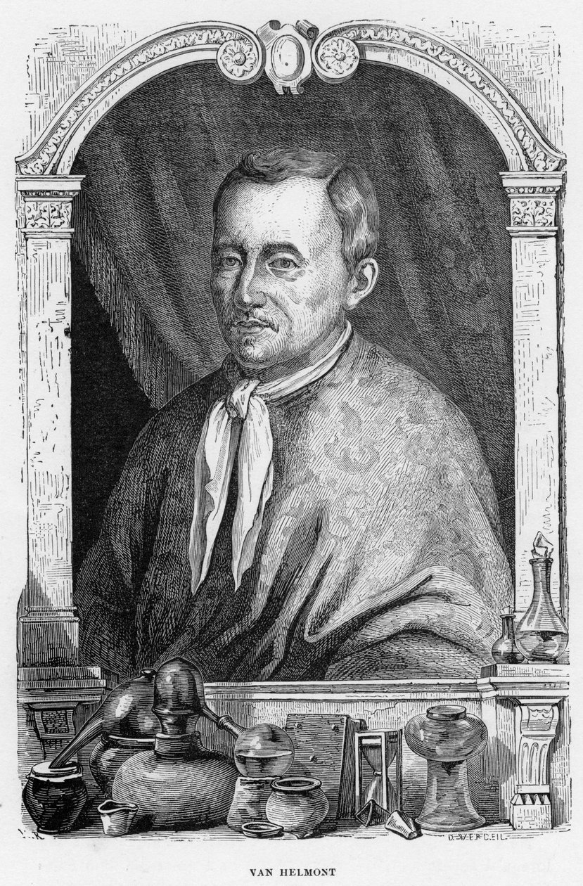 Jean Baptiste von Helmont , belgický lékař a chemik, 1870 od Unbekannt