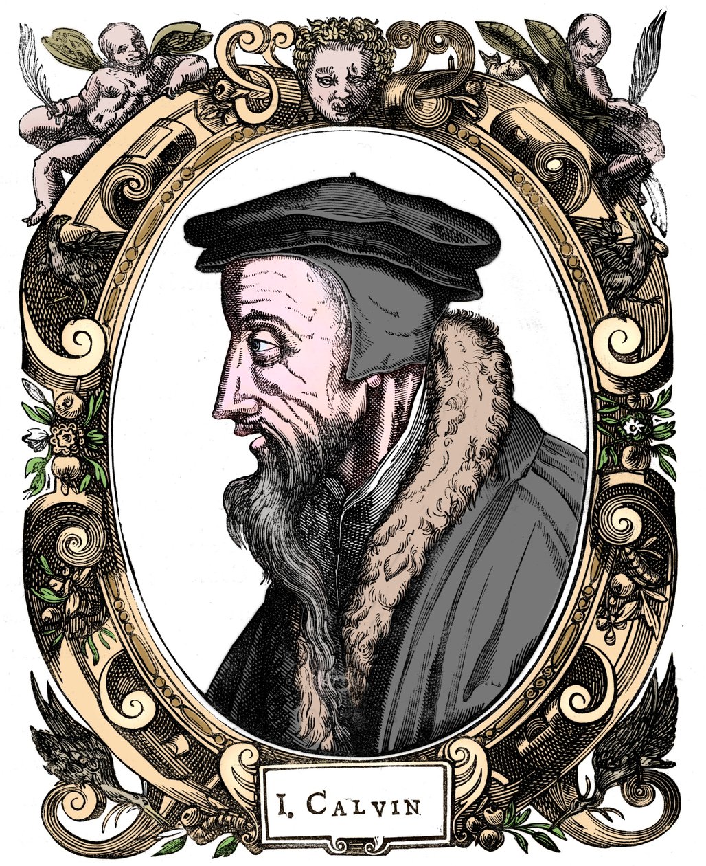 Jean Calvin, francouzský teolog, 1581 od Unbekannt