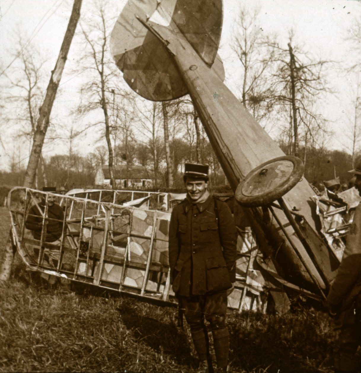 Jean Chaput před svým 11. vítězstvím, c1914-c1918 od Unbekannt