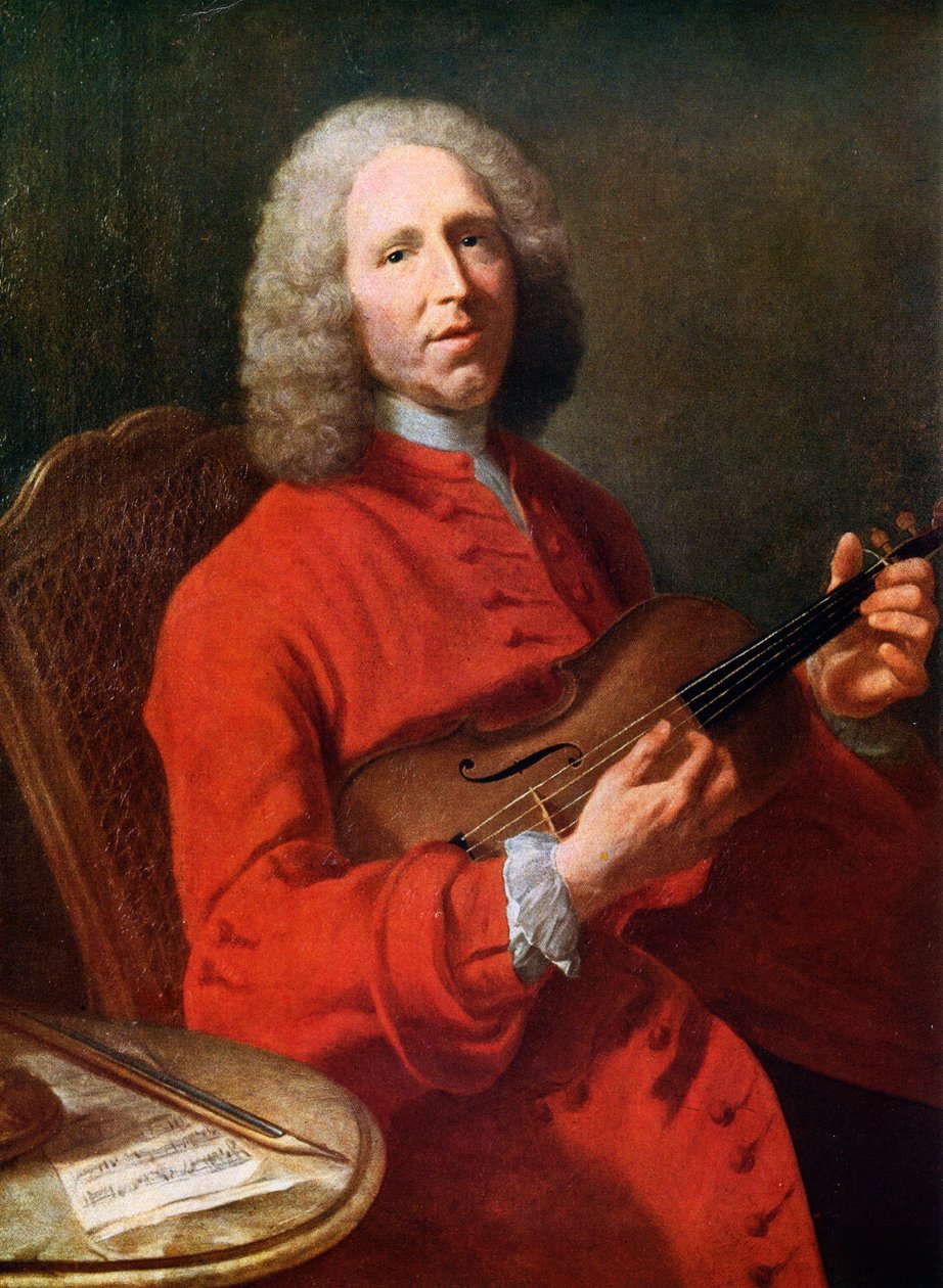 Jean Philippe Rameau 1683-1764, francouzský skladatel od Unbekannt