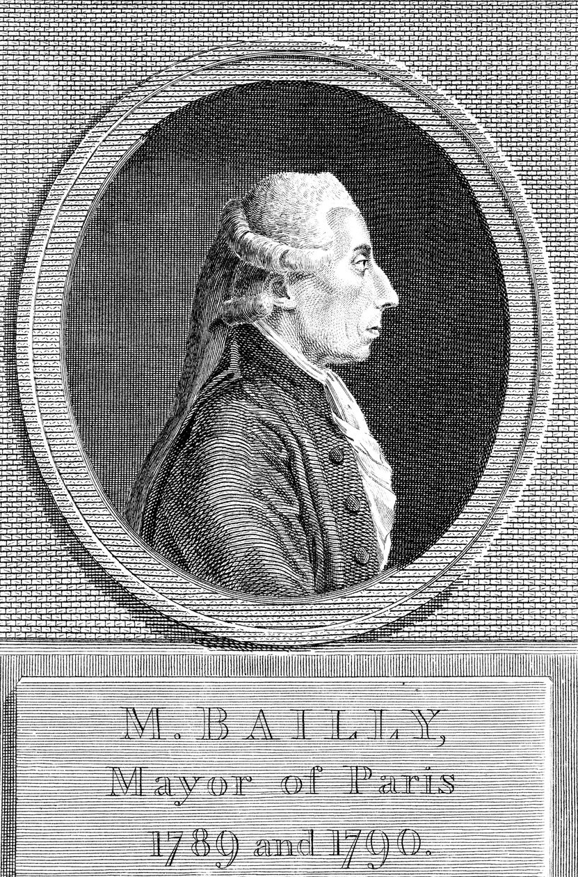 Jean Sylvain Bailly 1736-1793, francouzský astronom, spisovatel a politik od Unbekannt