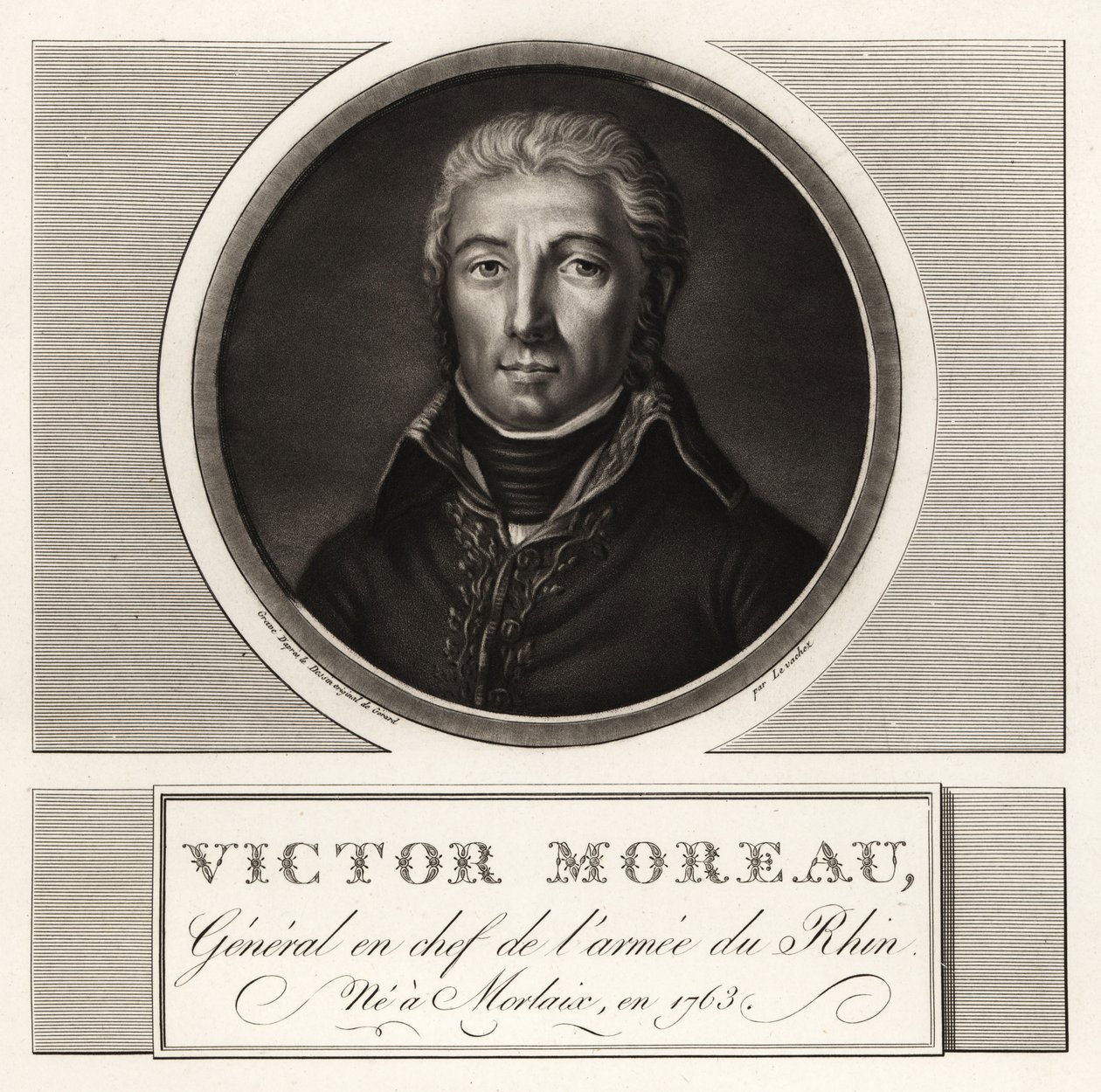 Jean Victor Marie Moreau, vrchní generál armády Rýna od Unbekannt