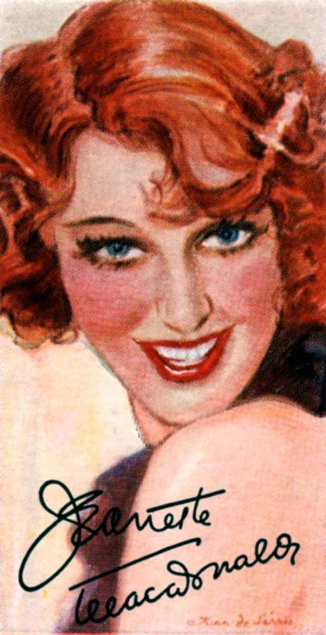 Jeanette MacDonald, 1903-1965, zpěvačka a herečka, 20. století od Unbekannt