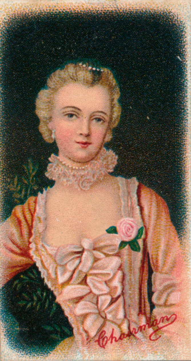 Jeanne Antoinette Poisson, také známá jako Madame de Pompadour 1721-1764, 1912 od Unbekannt