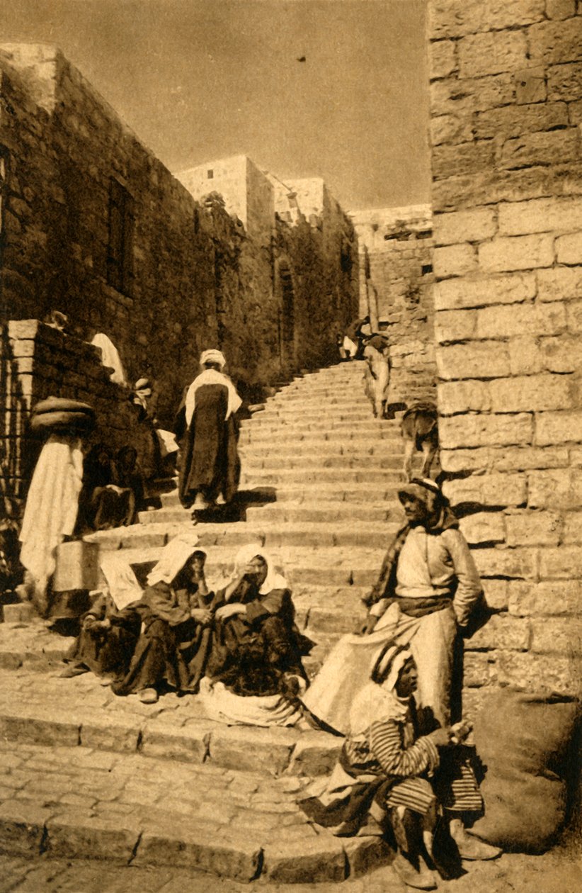 Jeruzalém – ulice, c1918-c1939. od Unbekannt