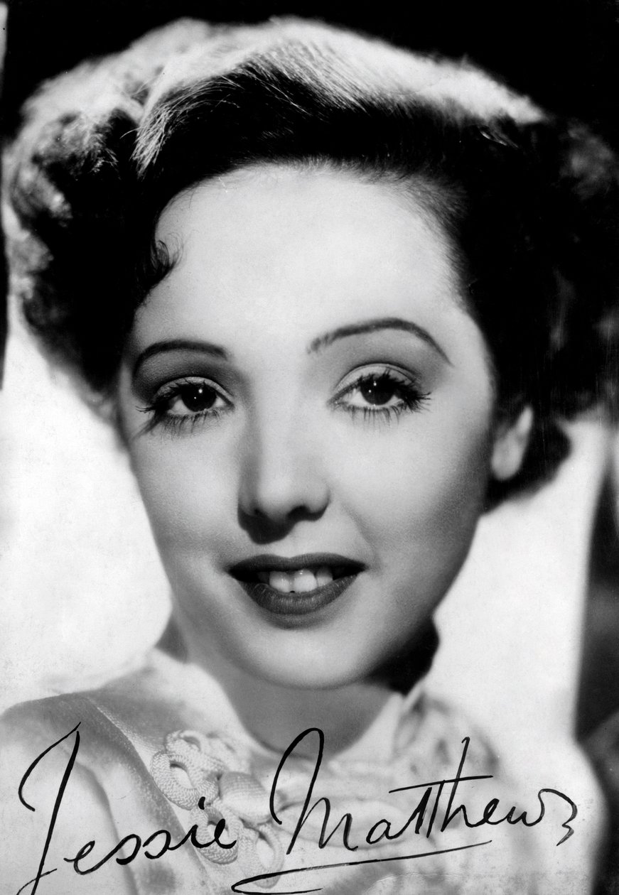 Jessie Matthews 1907-1981, anglická herečka, tanečnice a zpěvačka, c 1930-c1940 od Unbekannt