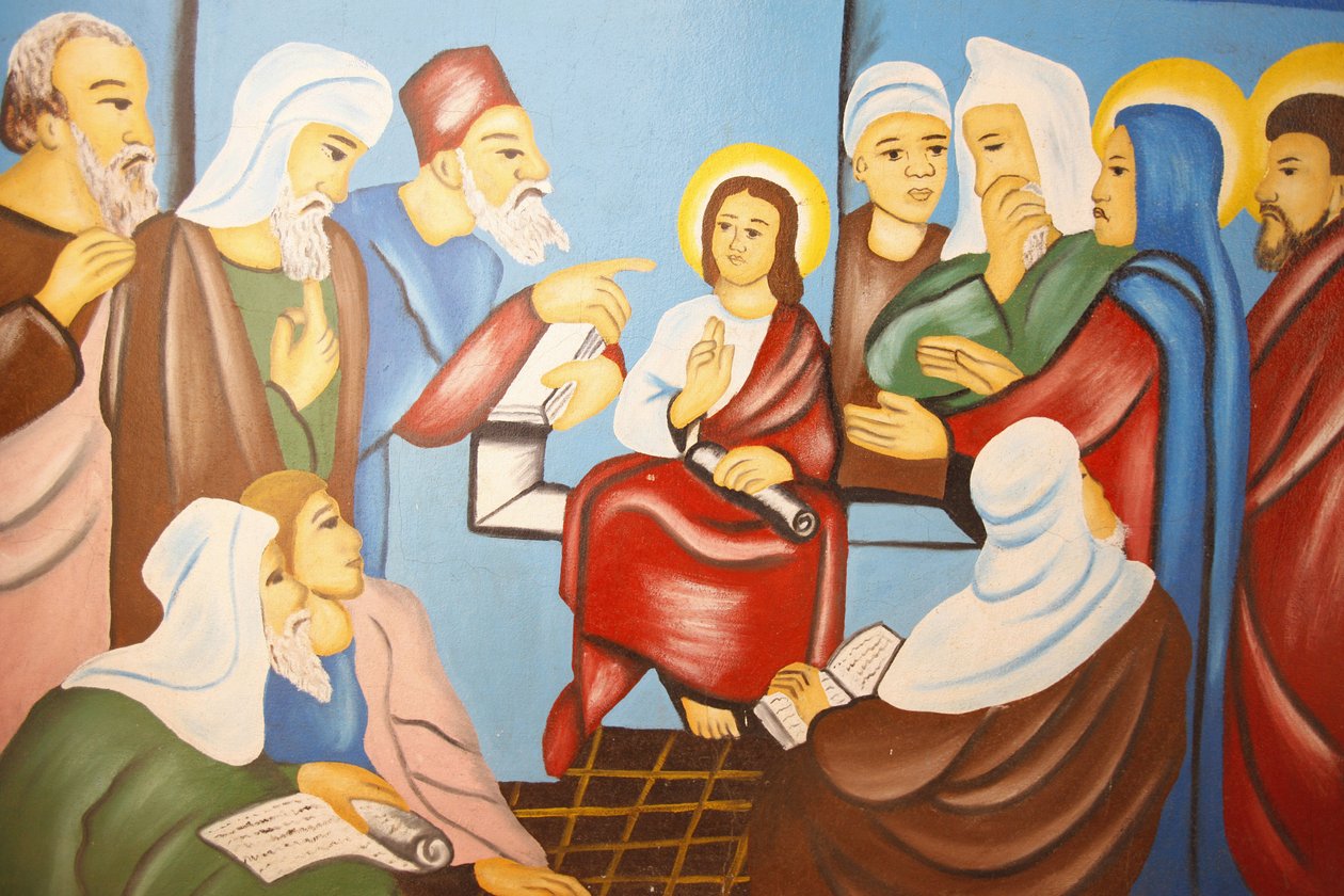 Ježíš na obraz v synagoze v katedrále Kpalime, Lome, Togo od Unbekannt