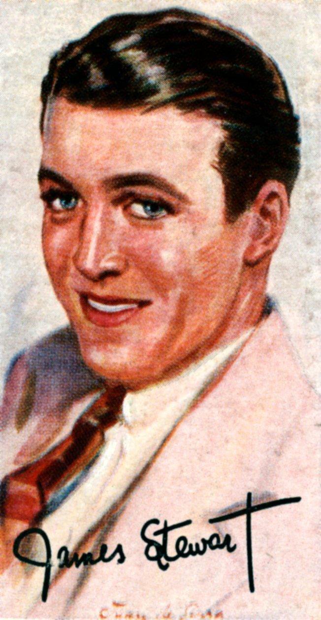 Jimmy Stewart, 1908-1997, americký filmový a divadelní herec oceněný Oscarem, 20 od Unbekannt