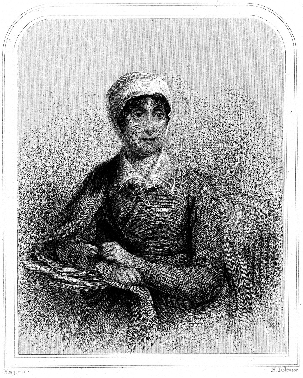 Joanna Baillie 1762-1851, skotský básník a dramatik, 1870 od Unbekannt
