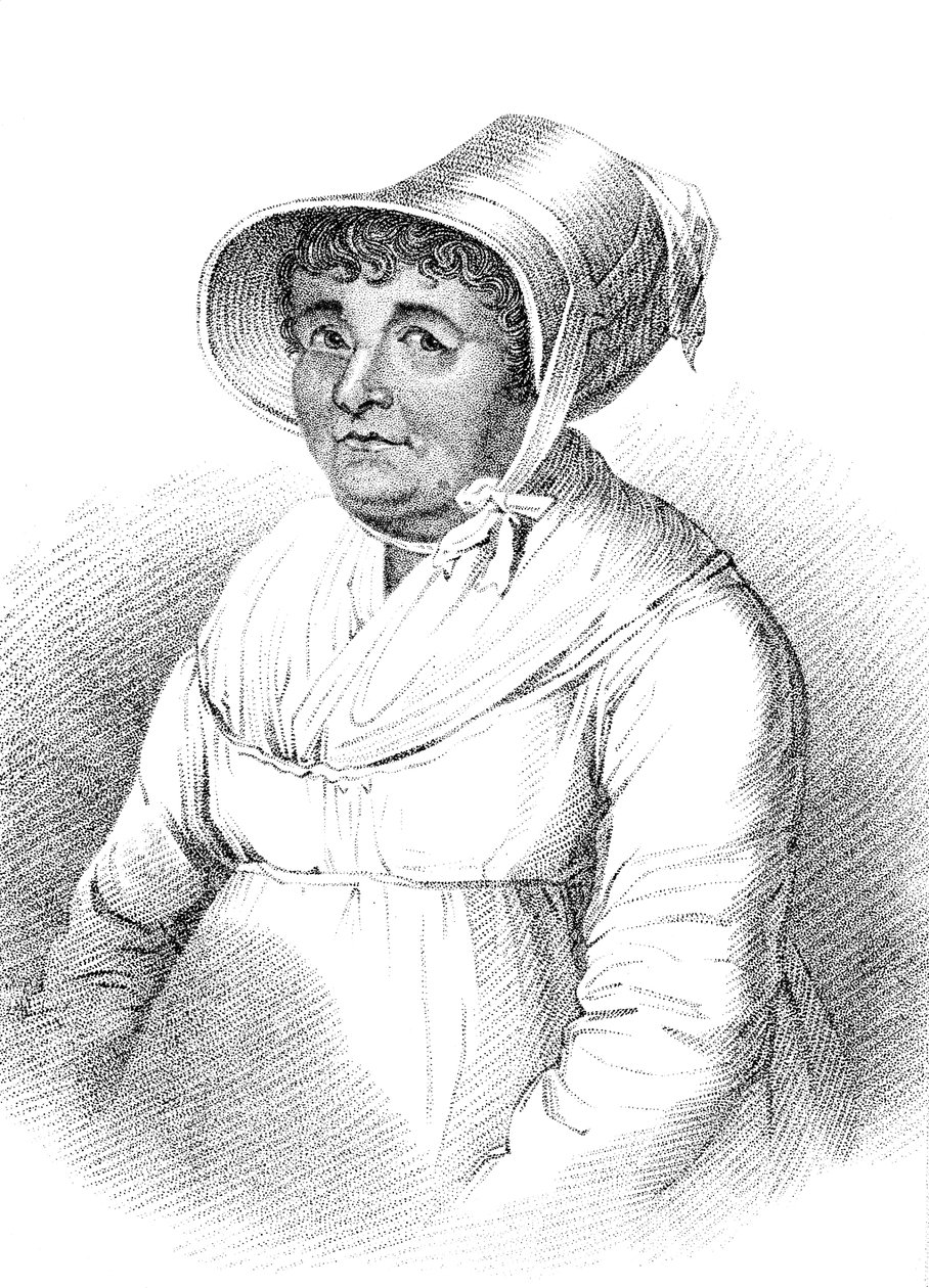 Joanna Southcott c1750-1814, anglická mystička a náboženská fanatika od Unbekannt