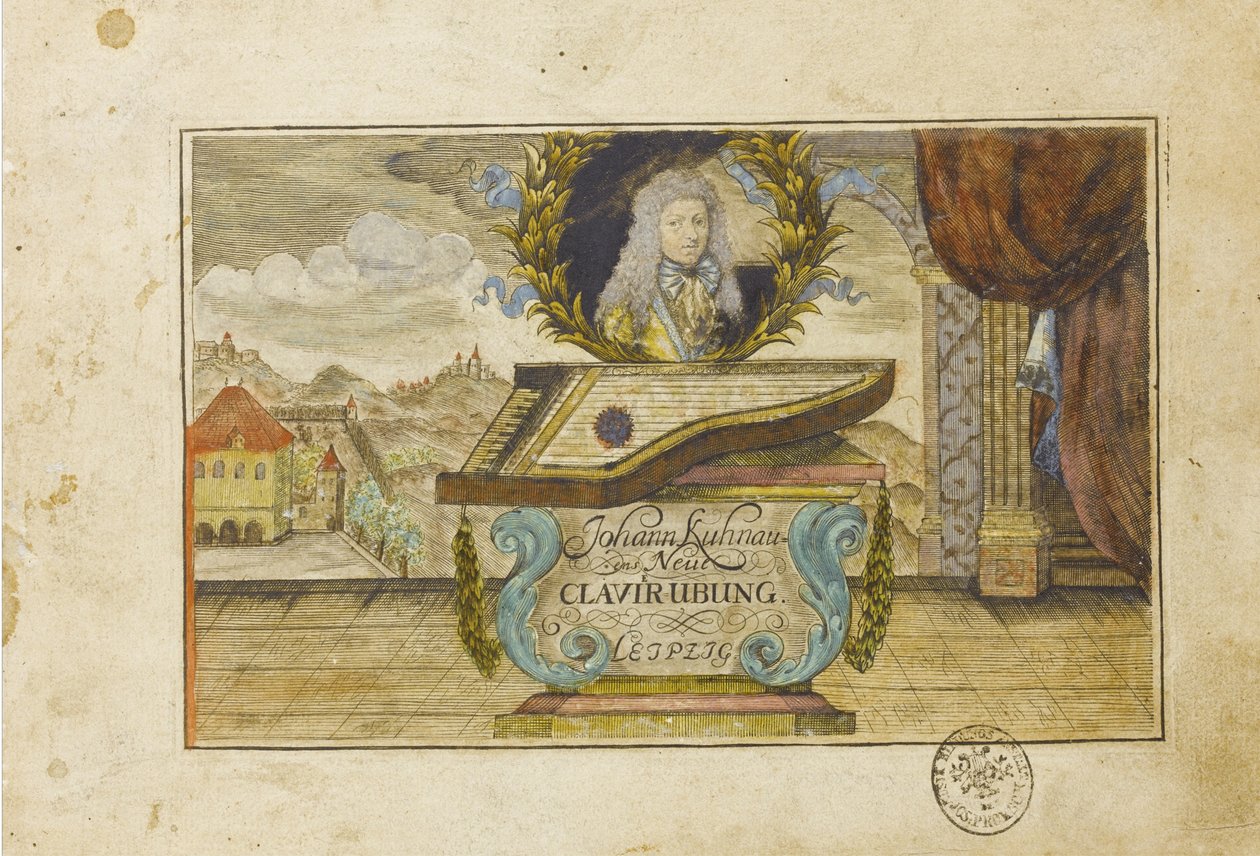 Cvičení Johanna Kuhnau New Clavier, 1689 od Unbekannt