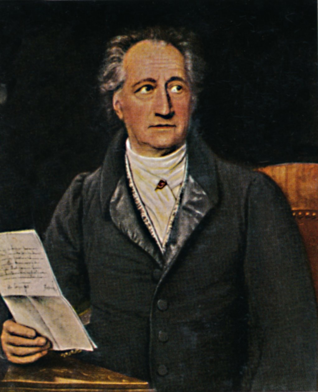 Johann Wolfgang von Goethe 1749-1832. - Obraz J.K. Stieger, 1934. od Unbekannt