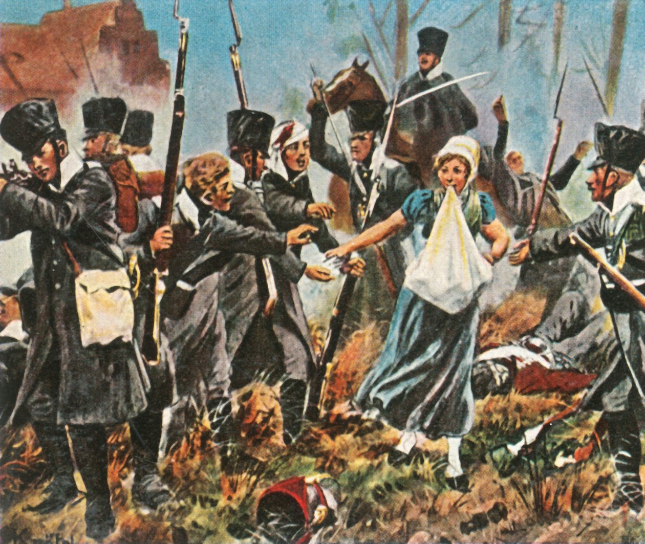 Johanna Stegen v bojích v Lüneburgu, 2. dubna 1813, 1936. od Unbekannt