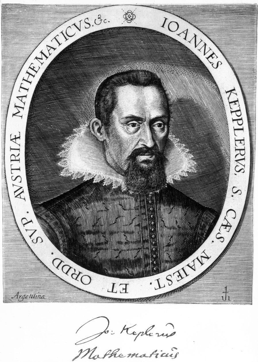 Johannes Kepler, německý astronom a fyzik, c 1600 od Unbekannt