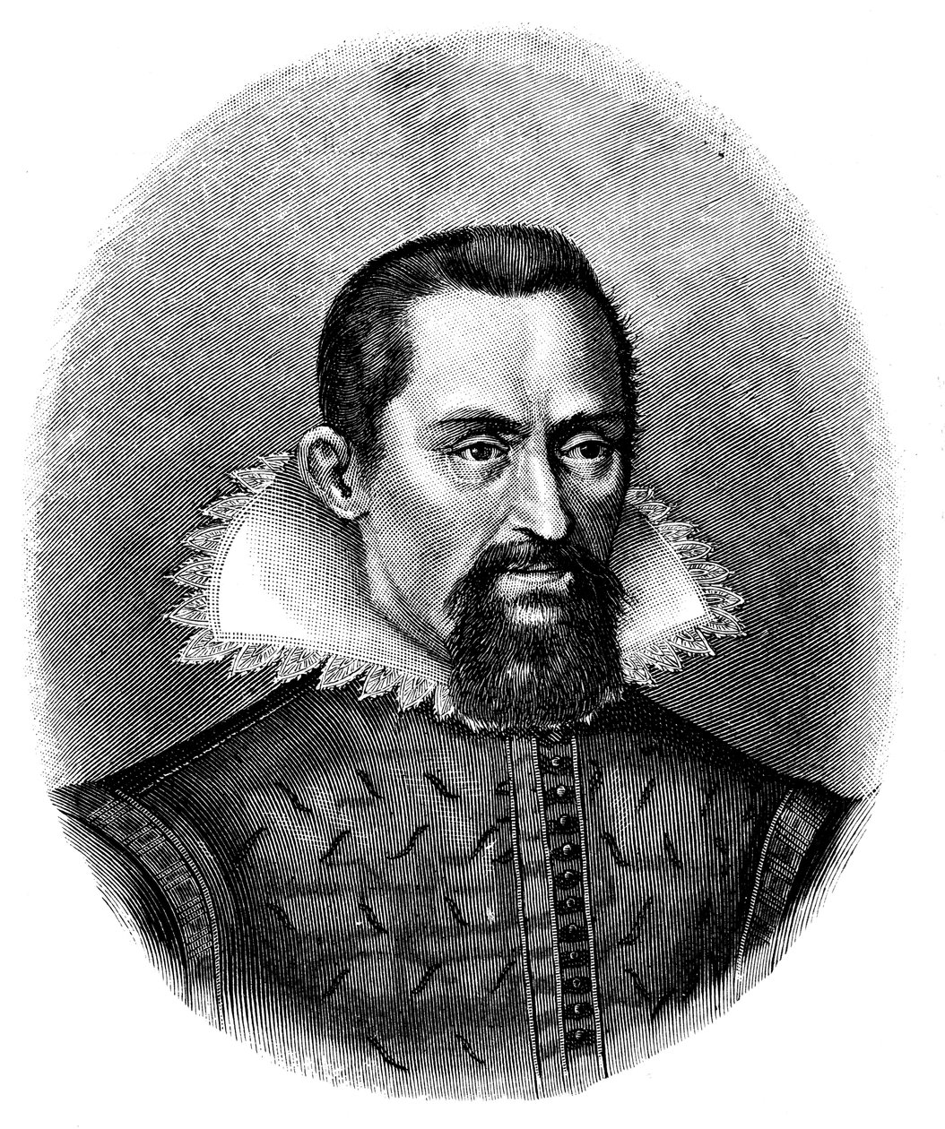 Johannes Kepler, německý astronom, počátek 17. století, c1903 od Unbekannt