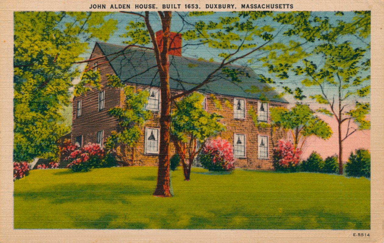 John Alden House, Duxbury, Massachusetts, c1940 od Unbekannt