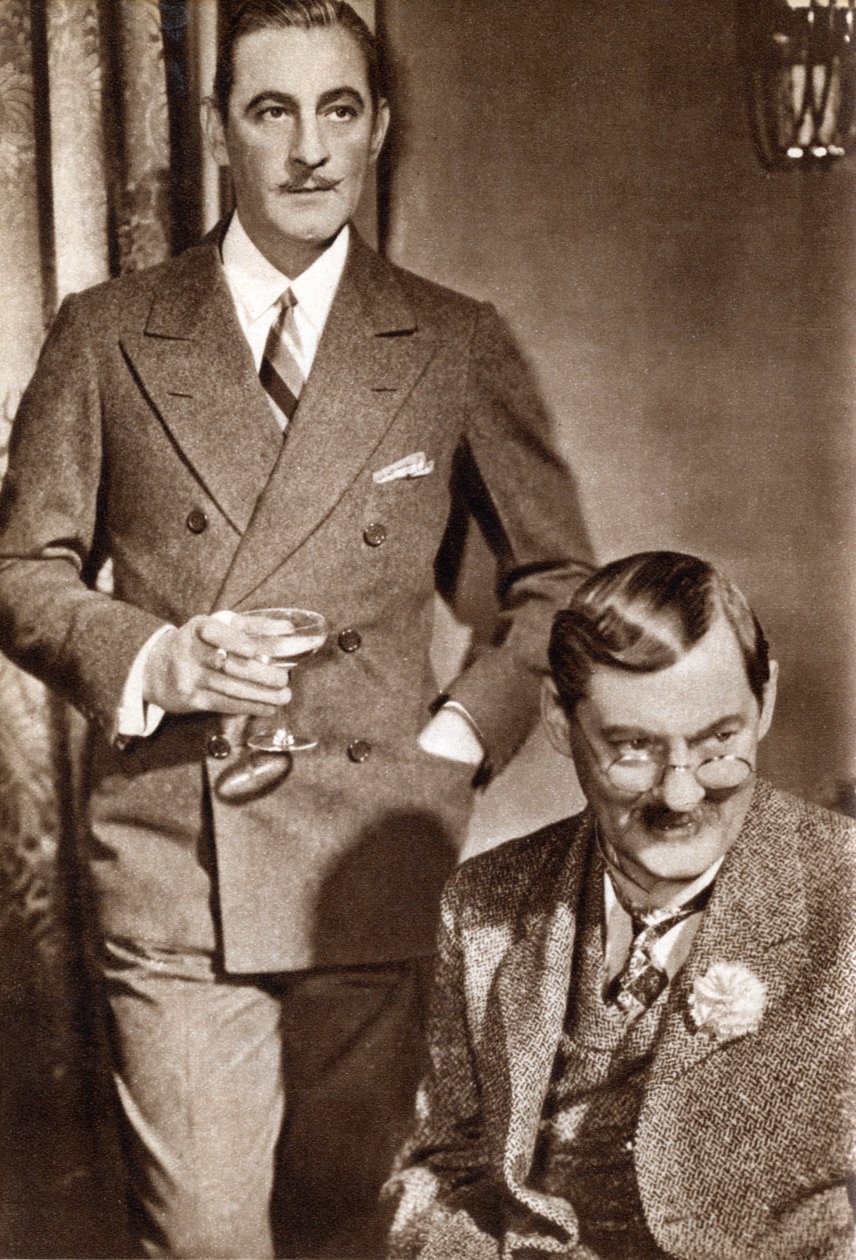John Barrymore a Lionel Barrymore , američtí herci, 1933 od Unbekannt