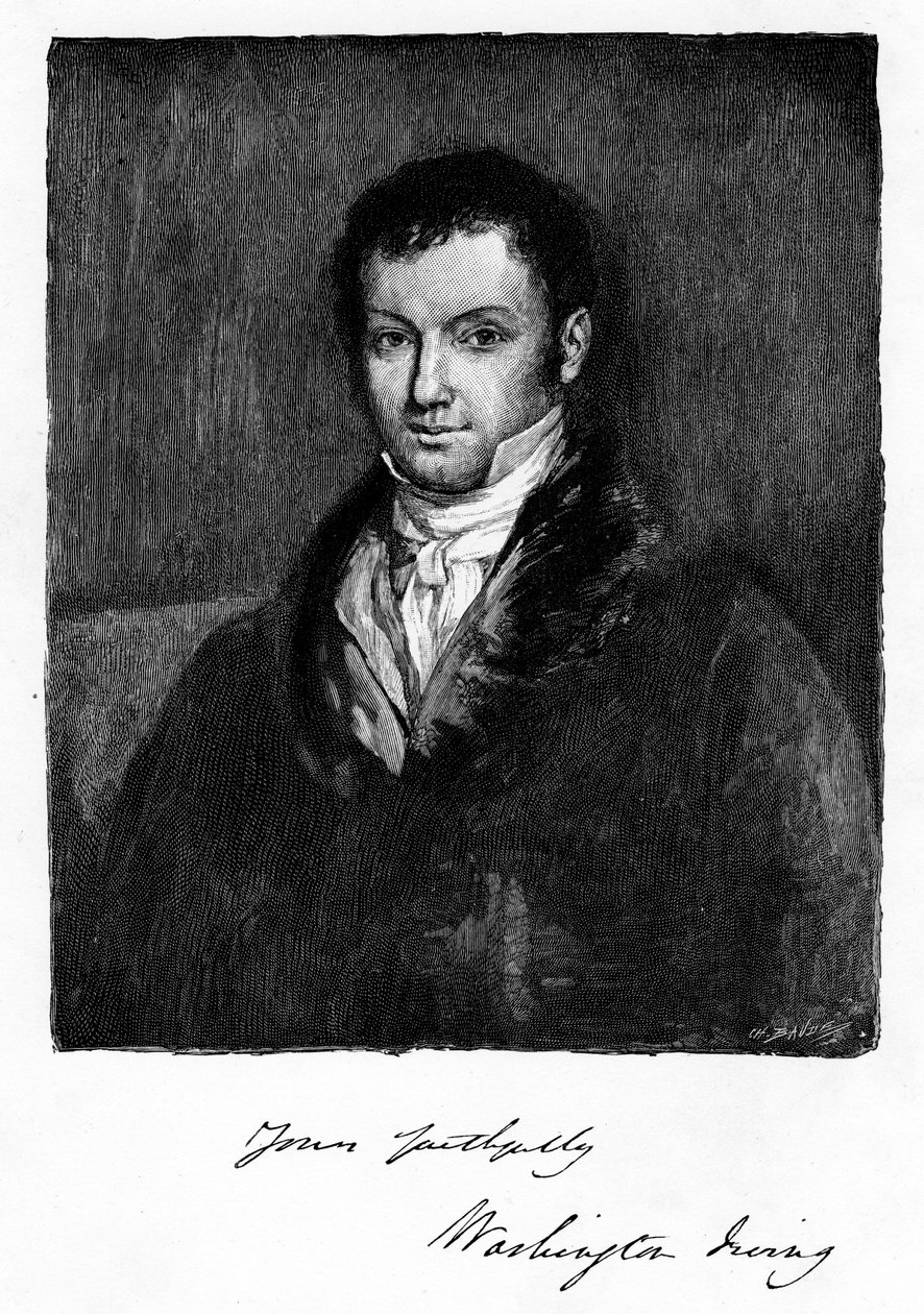 John Byrom, anglický spisovatel a básník 18. století narozený v Manchesteru, 1821 od Unbekannt